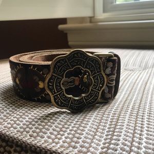 Lucky brand embroidered belt